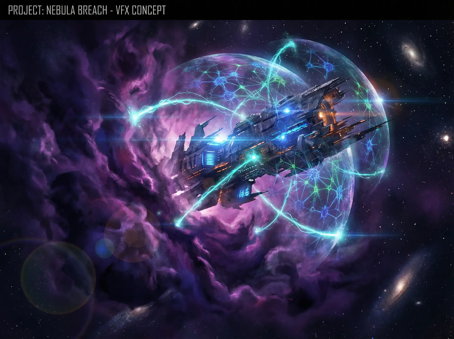 影视AI工坊 案例 - AI生成太空VFX概念